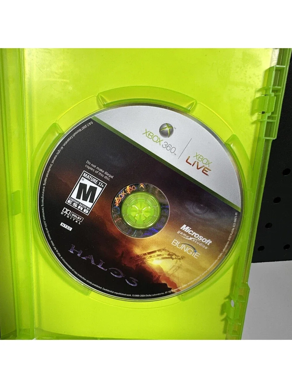 Halo 3 (Xbox 360, 2007) Complete With POSTER CIB